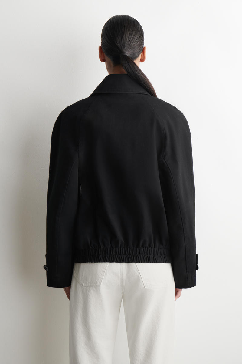 COS ラウンドコットン ブルゾンジャケット