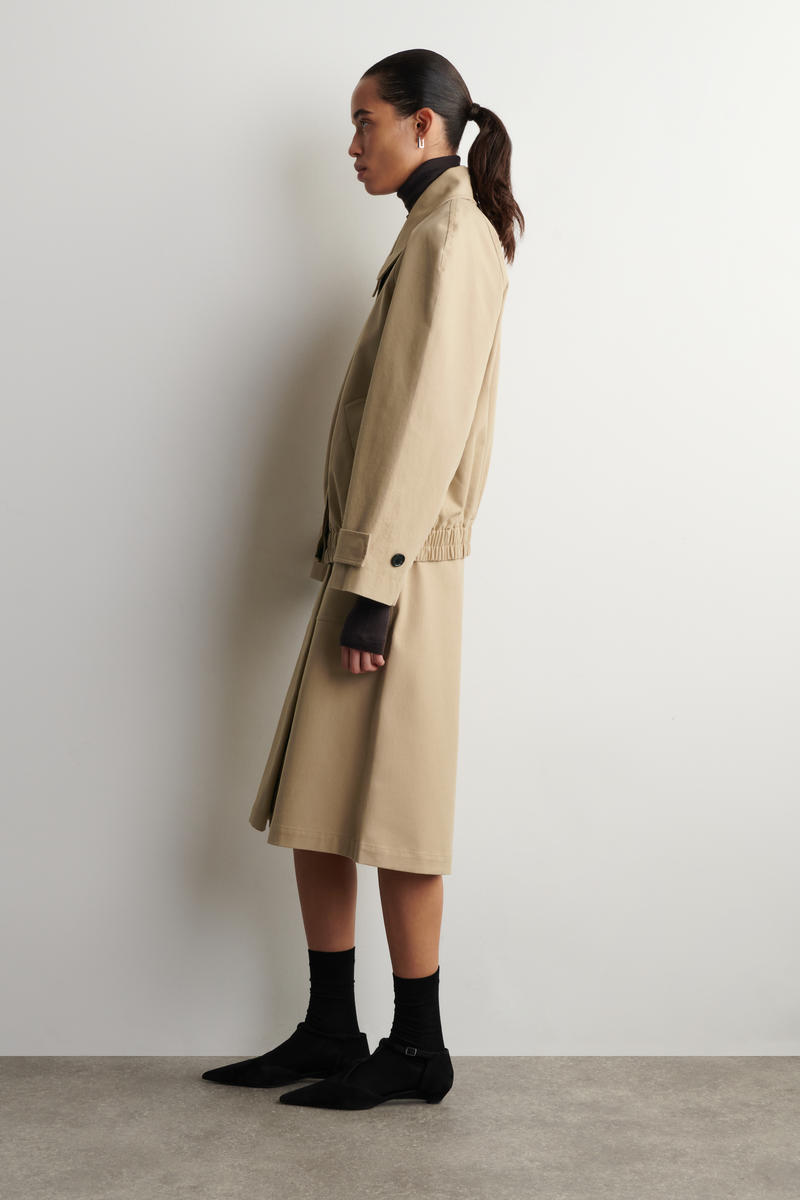 COS ラウンドコットン ブルゾンジャケット