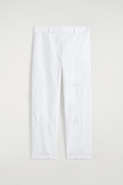 COS ギャザー入りパネルデザイン コットンパンツ