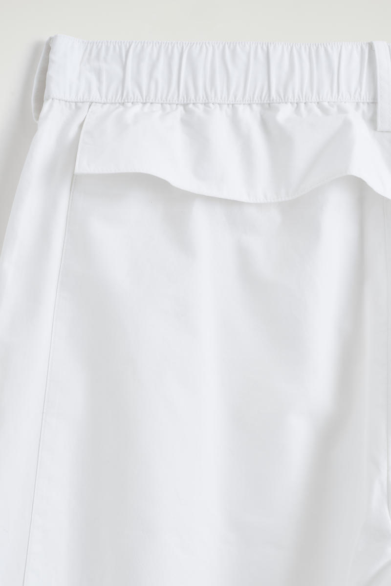 COS ギャザー入りパネルデザイン コットンパンツ