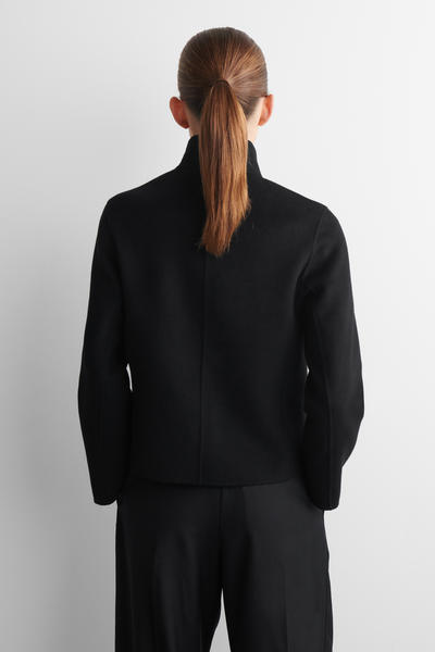 COS 構造化されたダブルフェイスウールジャケット