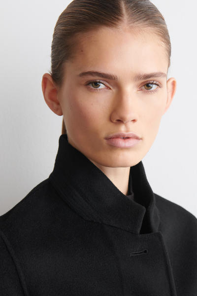 COS 構造化されたダブルフェイスウールジャケット