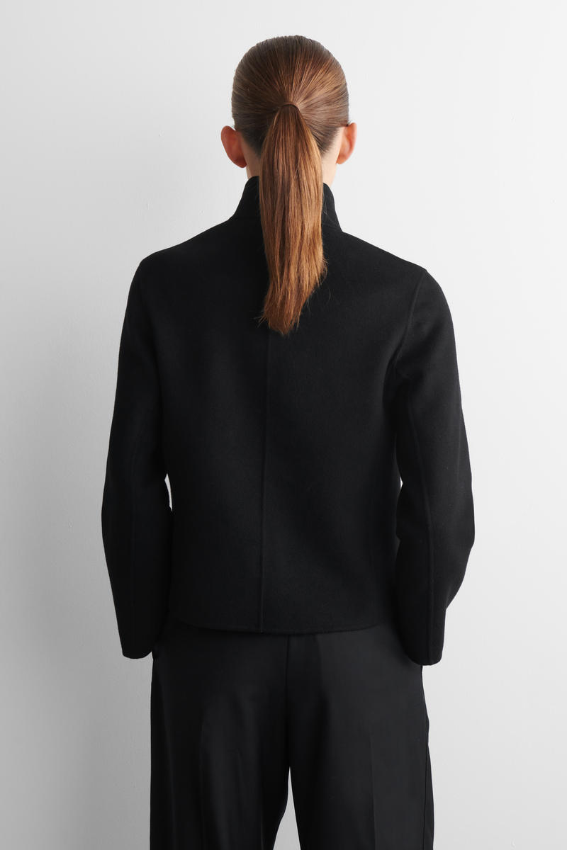 COS 構造化されたダブルフェイスウールジャケット