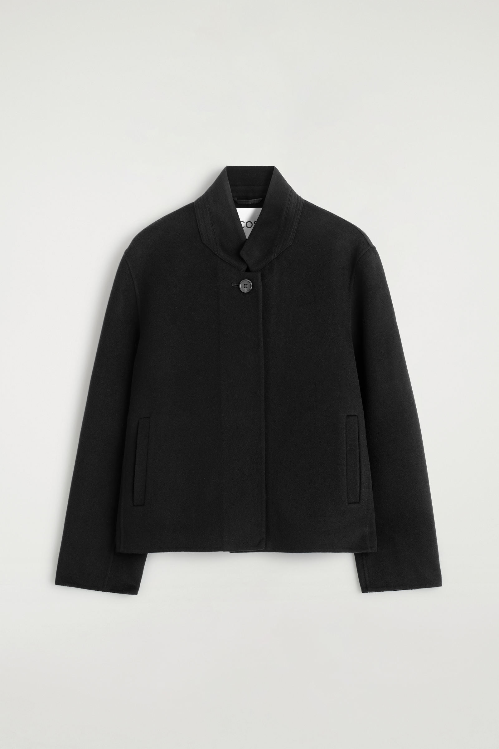 STRUCTURED DOUBLE-FACED WOOL JACKET 構造化されたダブルフェイス