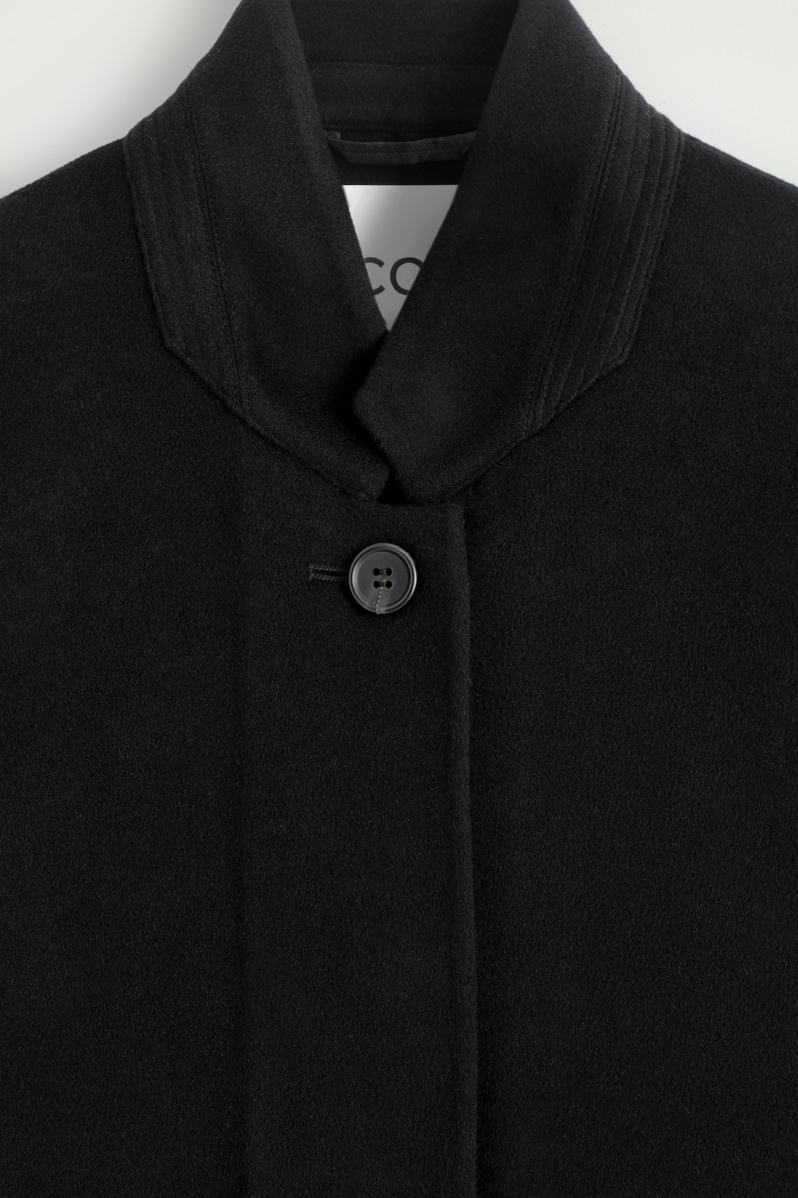 STRUCTURED DOUBLE-FACED WOOL JACKET 構造化されたダブルフェイス