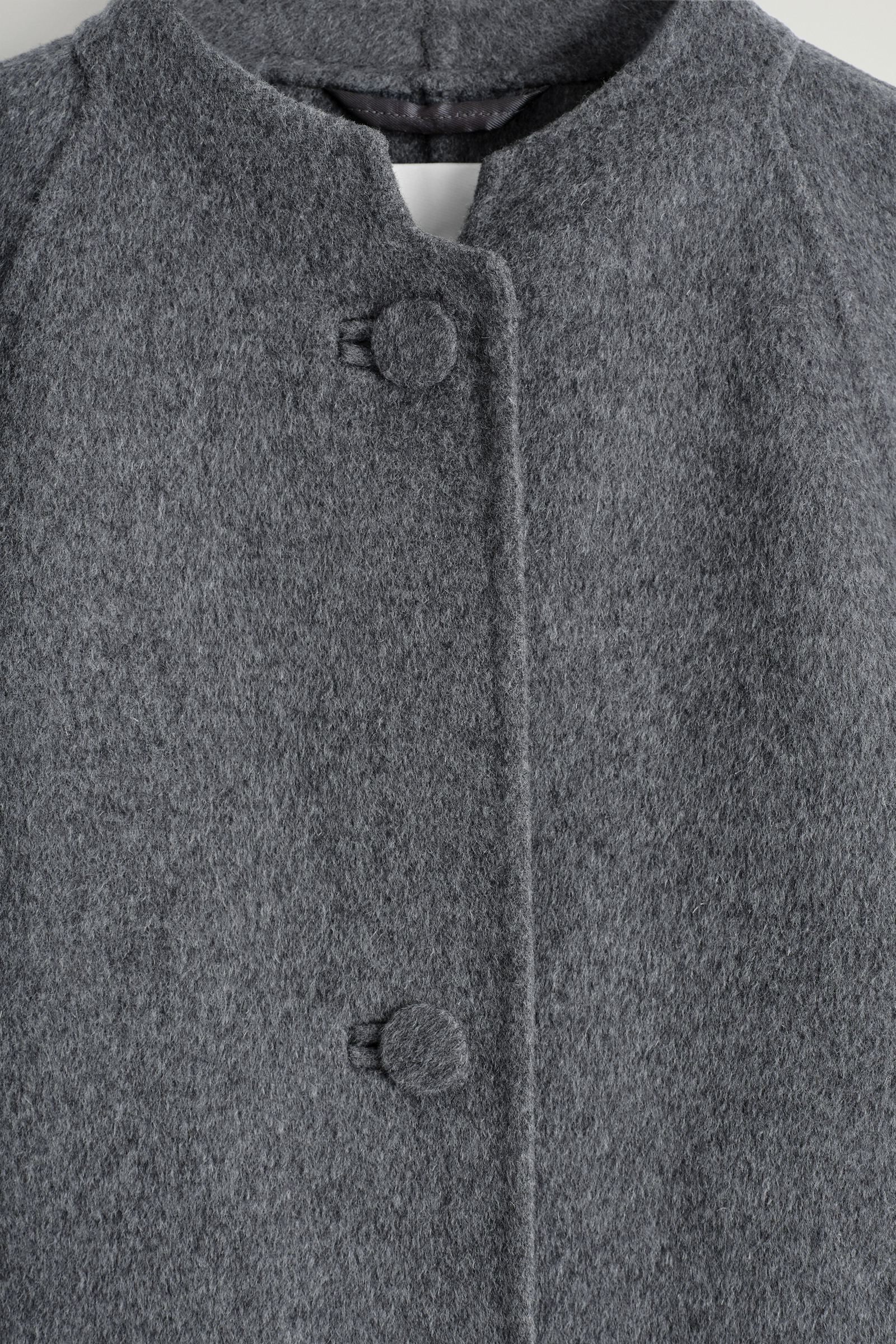 ROUNDED DOUBLE-FACED WOOL JACKET ラウンドダブルフェイスウール