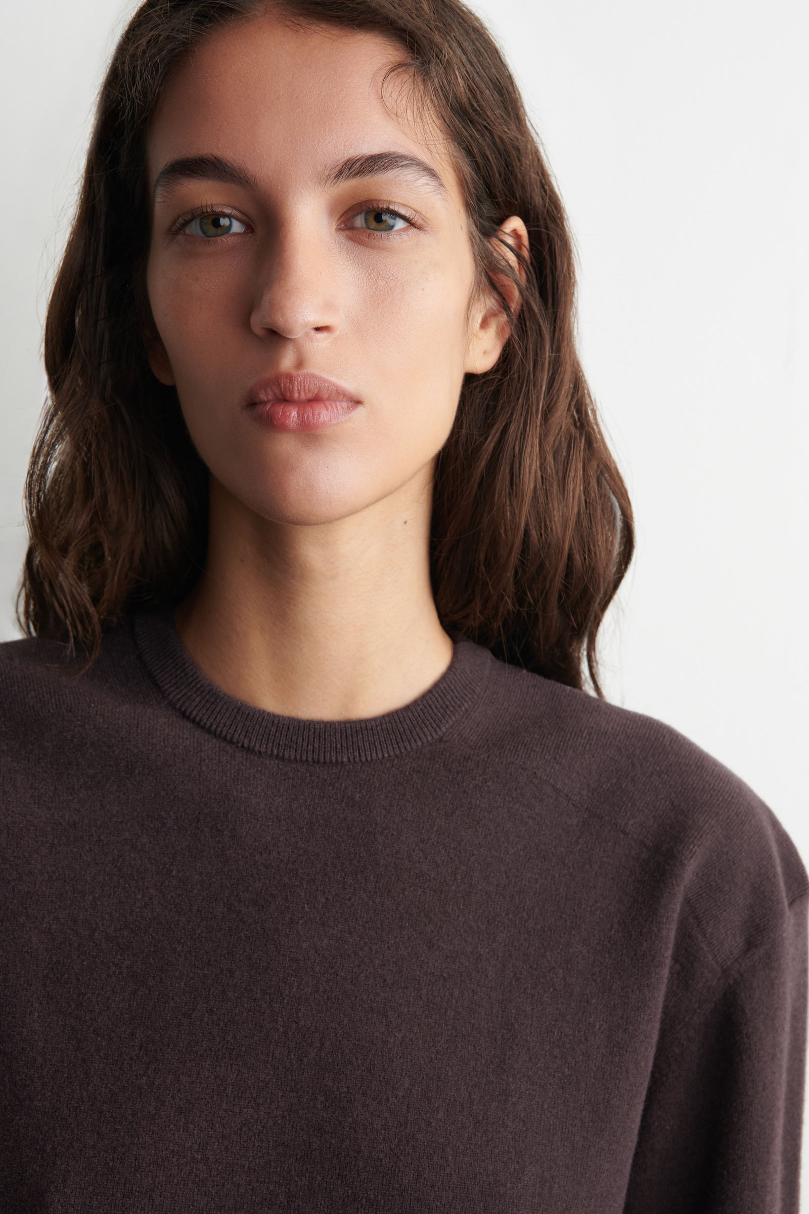 MERINO WOOL CREW-NECK JUMPER メリノウール クルーネックセーター 