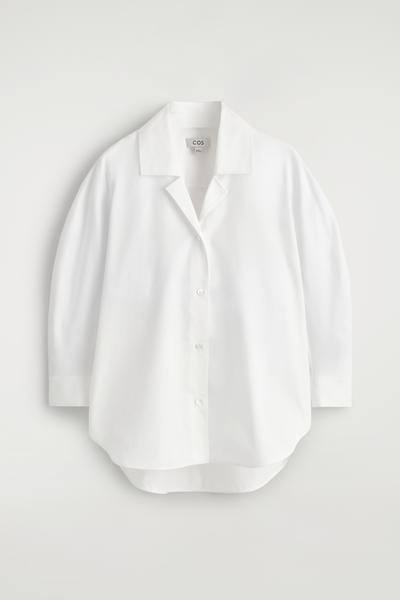 COS 彫刻的なコットンシャツ