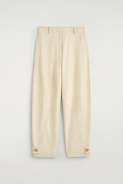 COS バレルレッグ ユーティリティパンツ - コットン素材