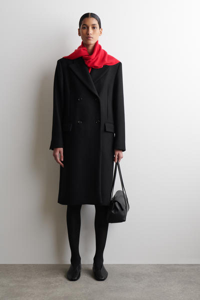 COS カシミヤ三角スカーフ