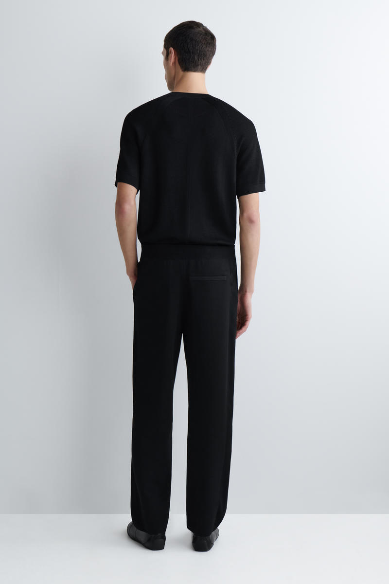 COS ダブルフェイス ストレートレッグ ジョガーパンツ