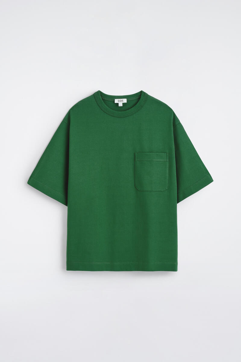 COS オーバーサイズヘビーウェイトTシャツ