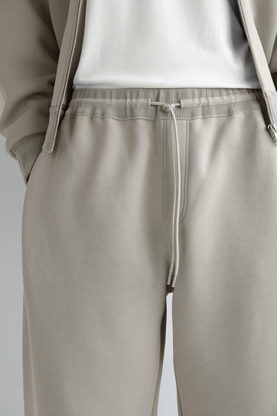 COS コットンピケ オーバーサイズ バレルレッグ ジョガーパンツ