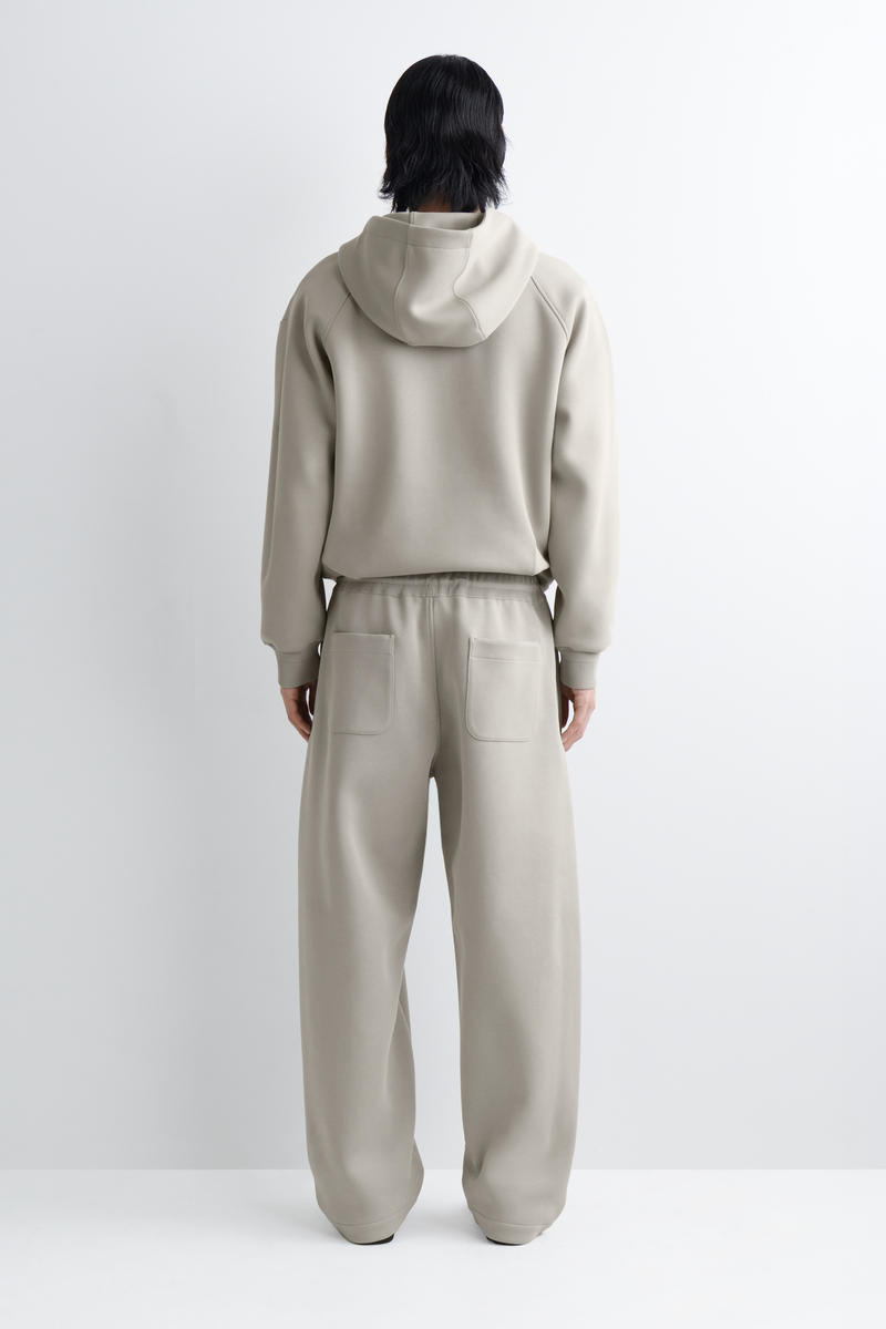 COS コットンピケ オーバーサイズ バレルレッグ ジョガーパンツ