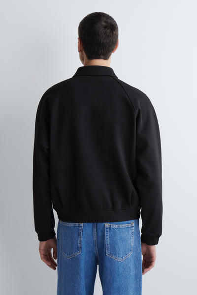 COS コットンジャージ ボンバージャケット