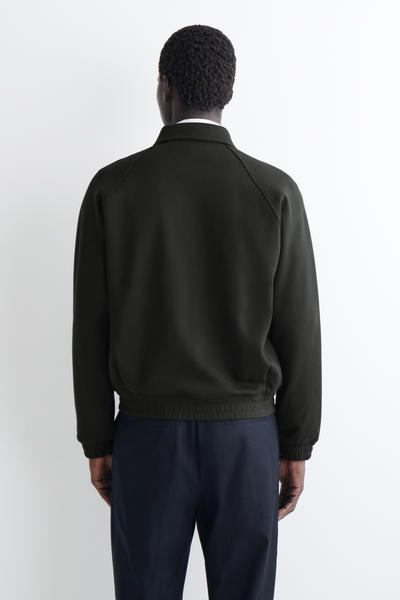 COS コットンジャージ ボンバージャケット