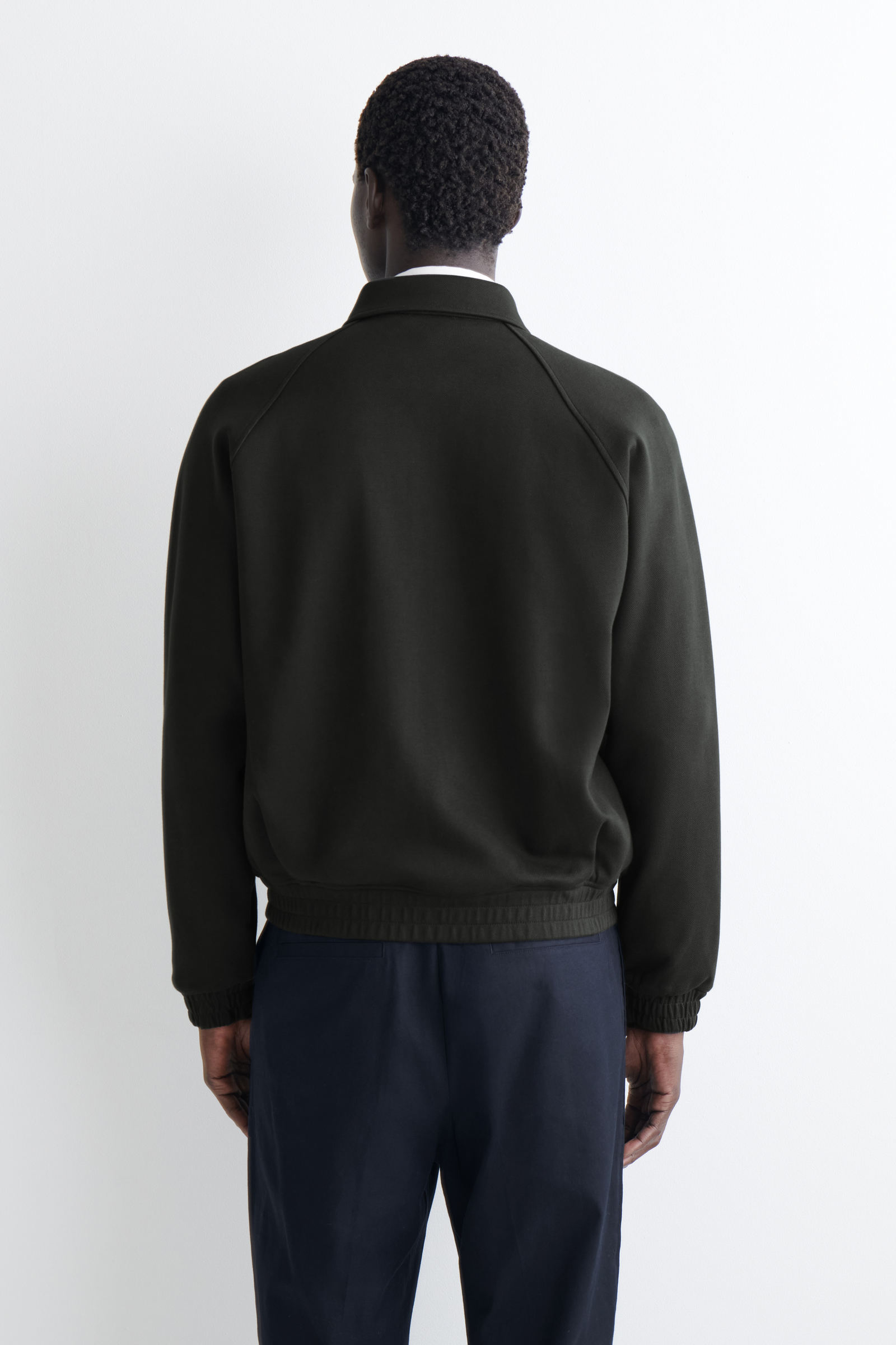 COTTON-JERSEY BOMBER JACKET コットンジャージ ボンバージャケット 