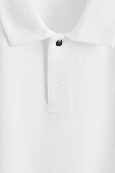 COS コットンピケポロシャツ