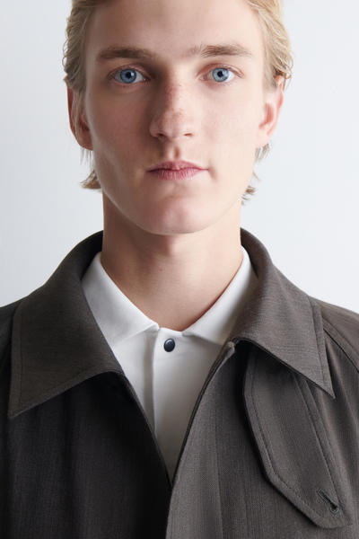 COS コットンピケポロシャツ