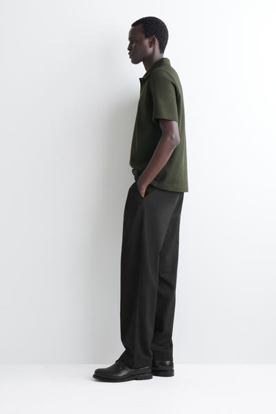 COS コットンピケポロシャツ