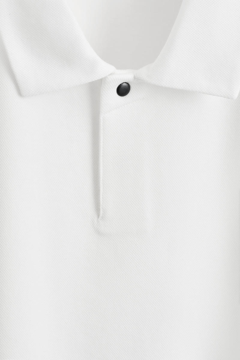 COS コットンピケポロシャツ