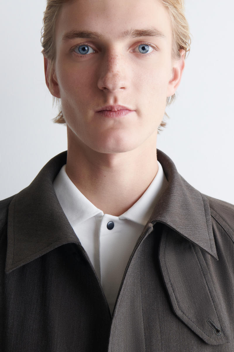 COS コットンピケポロシャツ