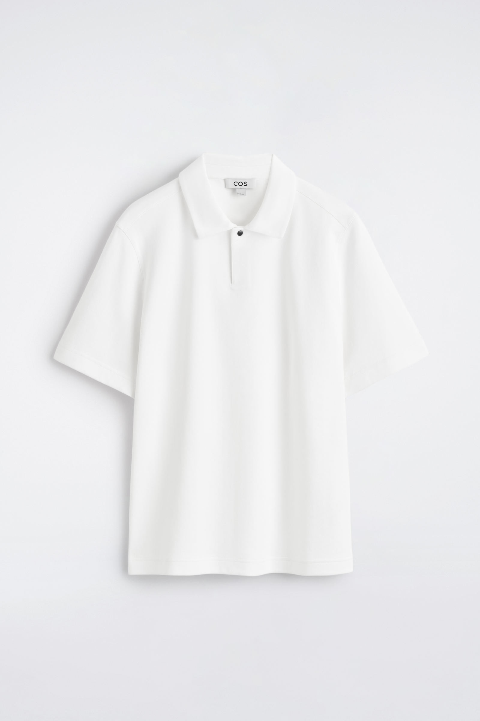 COTTON-PIQUE POLO SHIRT コットンピケポロシャツ ホワイト｜COS コス