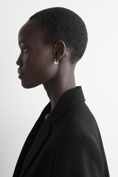 COS フレッシュウォーターパール 3個セットイヤリング