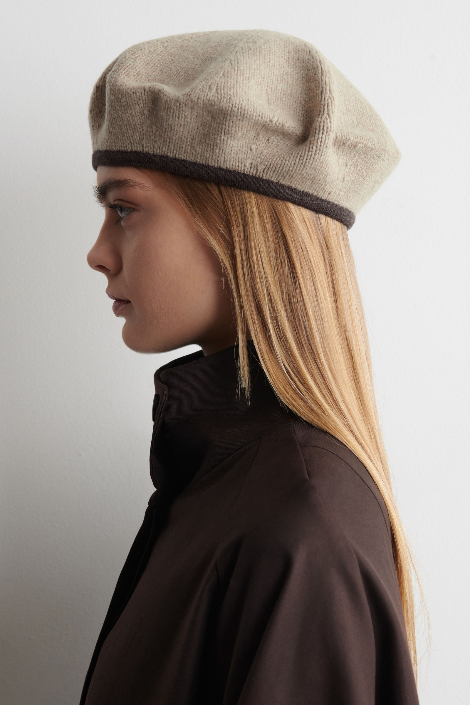 WOOL-YAK BERET ウールヤクベレー帽 ベージュ｜COS コス 公式