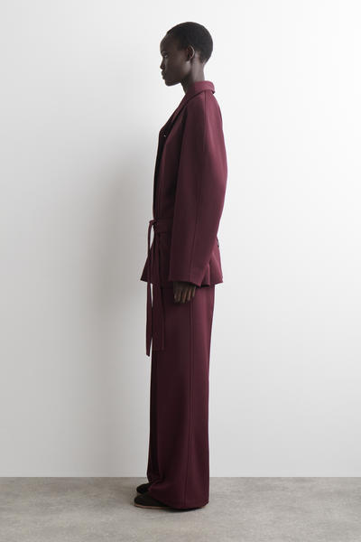 COS ウールブレンドストレートレッグパンツ