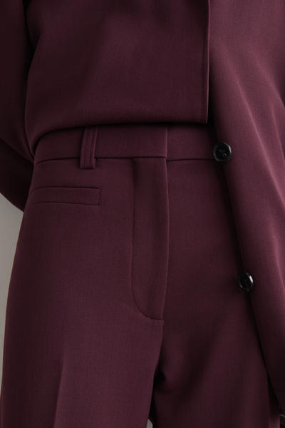 COS ウールブレンドストレートレッグパンツ