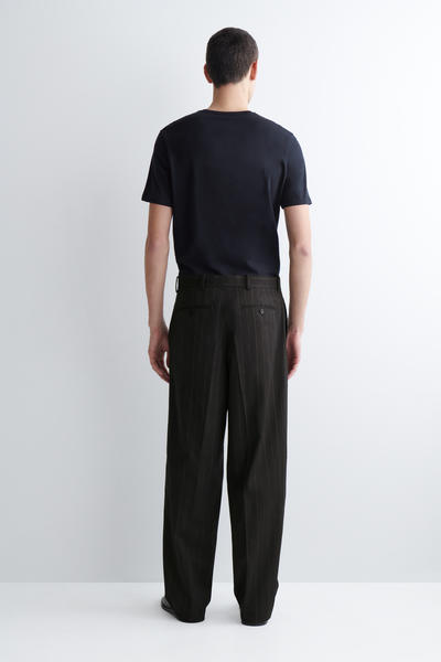 COS ピンストライプ　ワイドレッグパンツ