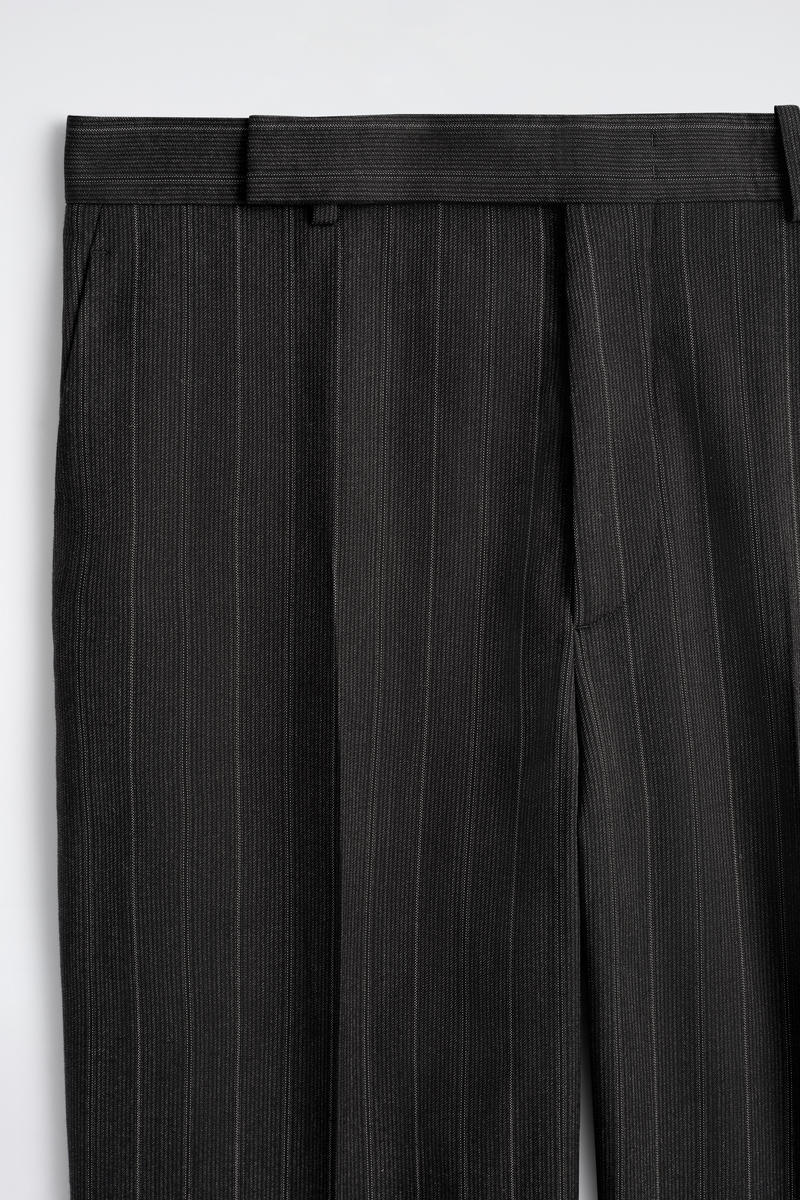 COS ピンストライプ　ワイドレッグパンツ