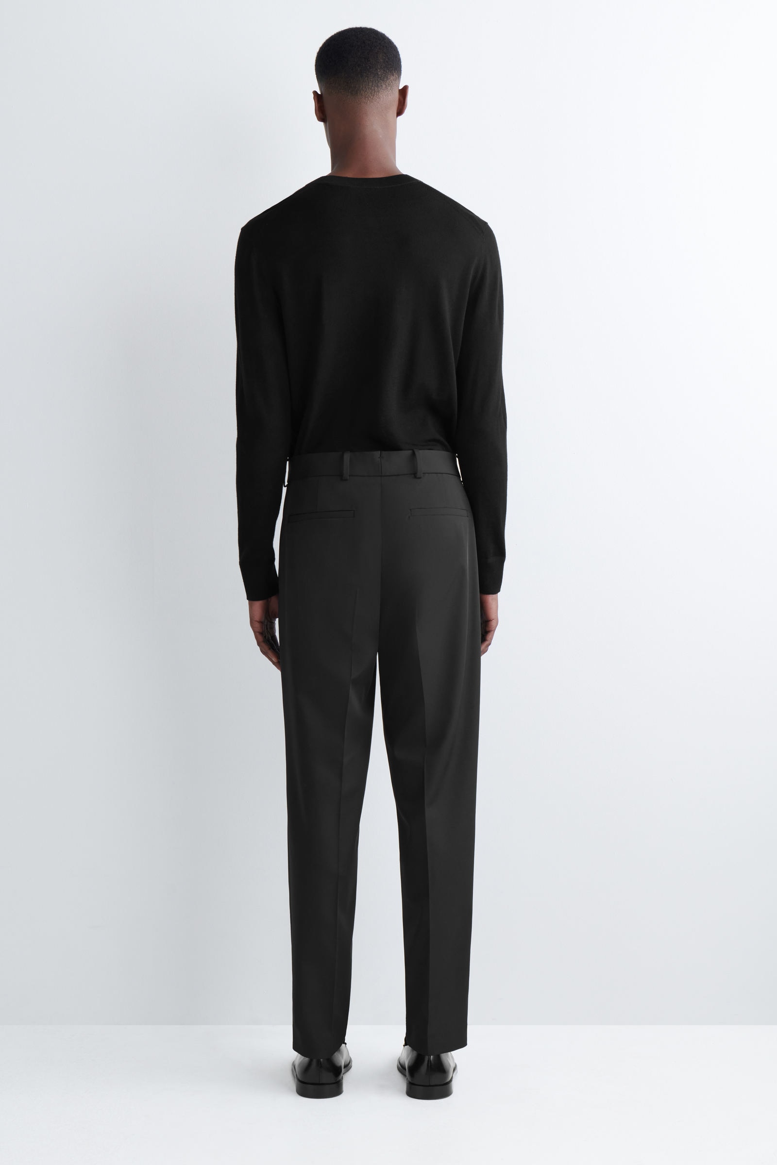 TWILL SLIM-FIT STRAIGHT-LEG TROUSERS ツイルスリムフィット