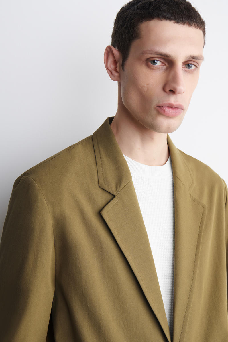 COS アンストラクチャード コットンブレザー