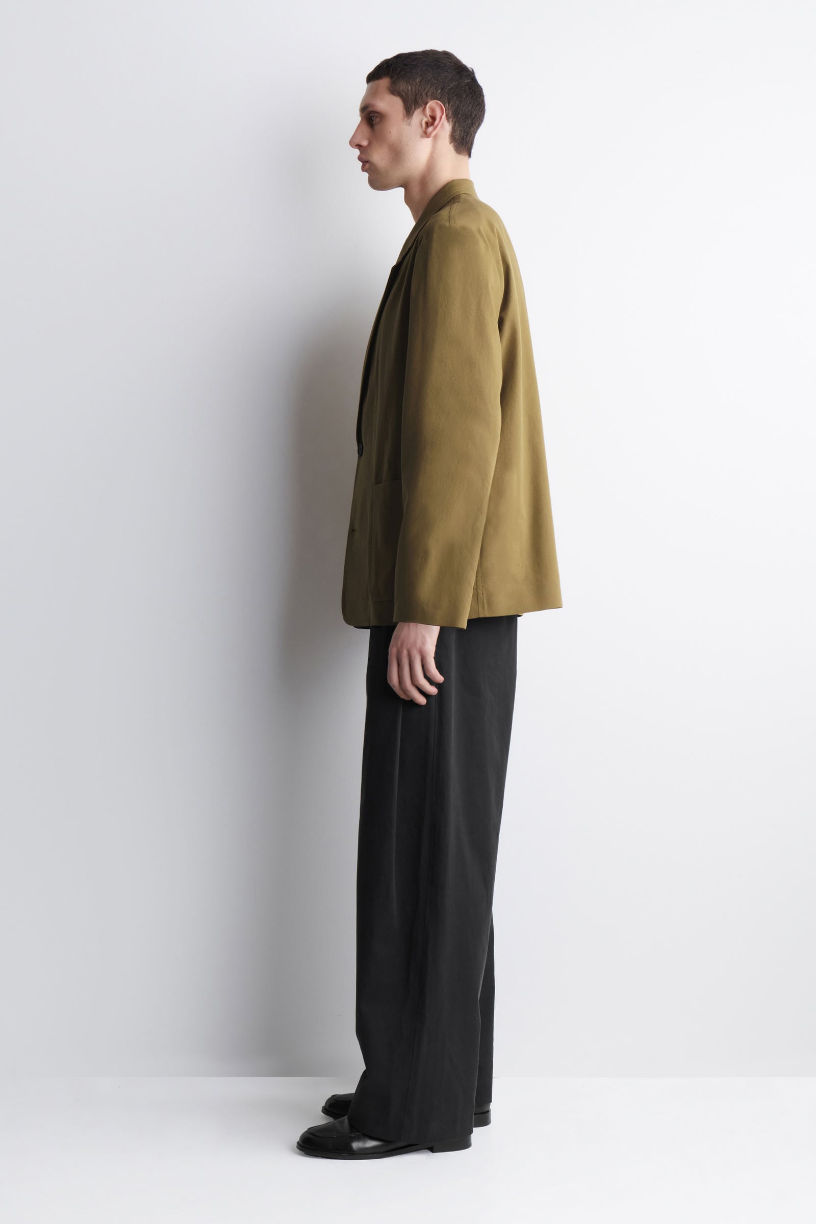 UNSTRUCTURED COTTON BLAZER アンストラクチャード コットンブレザー 