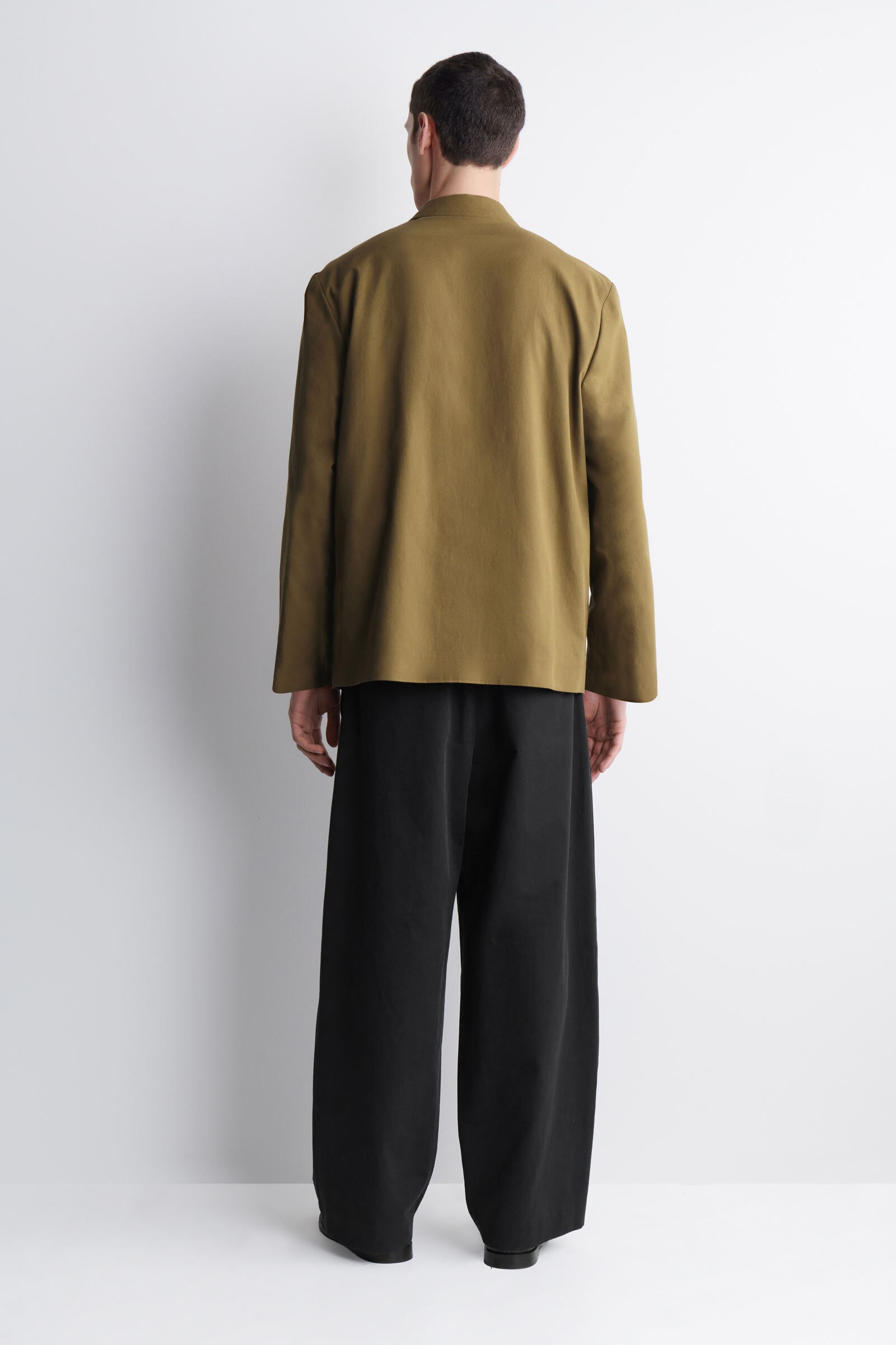 UNSTRUCTURED COTTON BLAZER アンストラクチャード コットンブレザー 