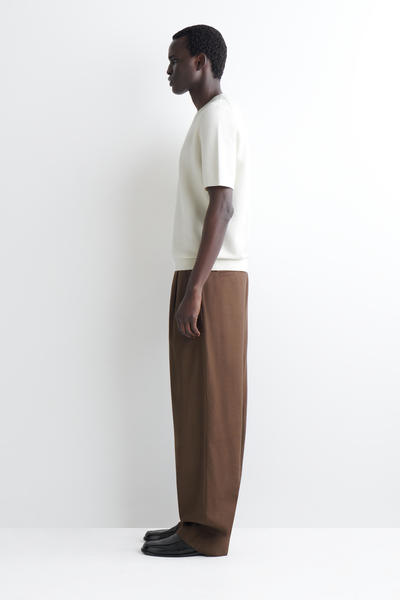 COS ワッフルニットコットンTシャツ