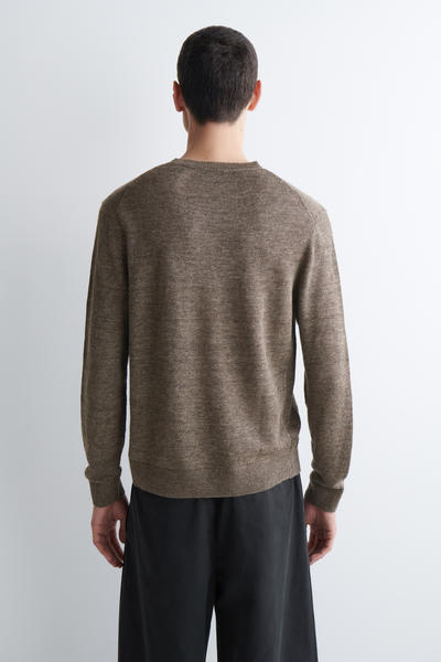 COS ニットリネンクルーネックセーター