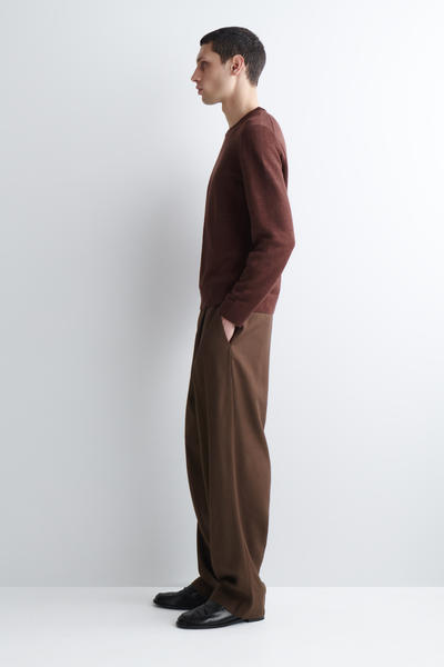 COS ニットリネンクルーネックセーター