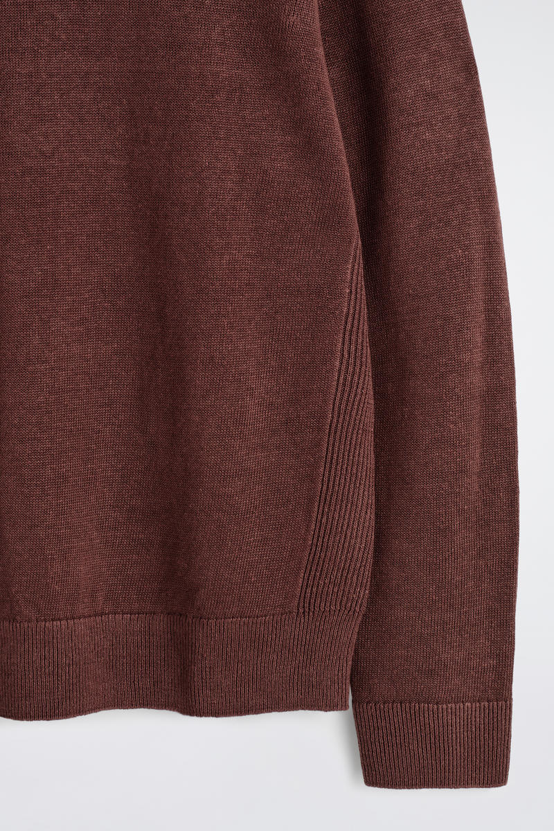 COS ニットリネンクルーネックセーター