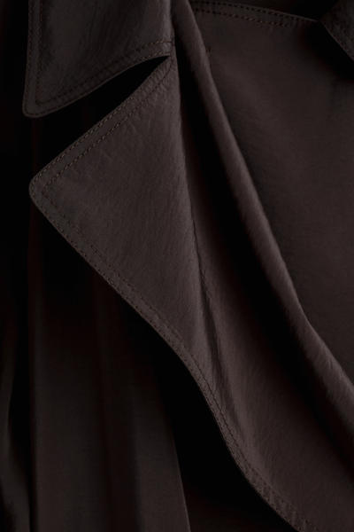 COS ユーティリティ トレンチ風ミディドレス