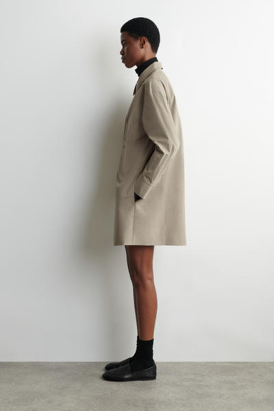 COS ウエストマーク コットンシャツドレス