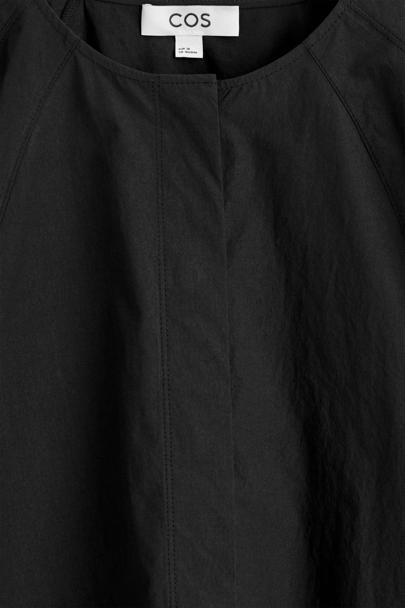 COS 彫刻的なピマコットン ポプリンブラウス