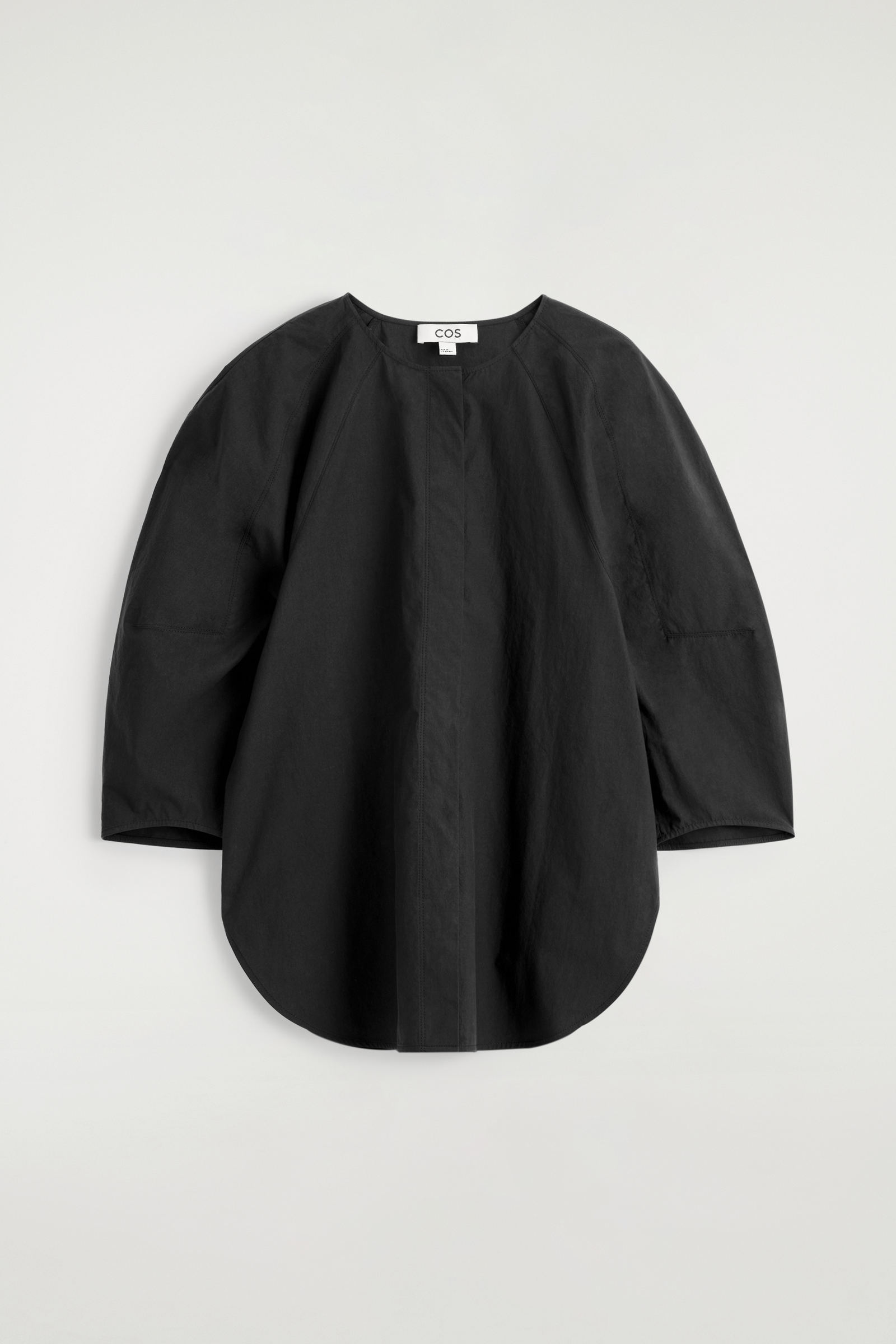 SCULPTURAL PIMA COTTON-POPLIN BLOUSE 彫刻的なピマコットン ポプリン 