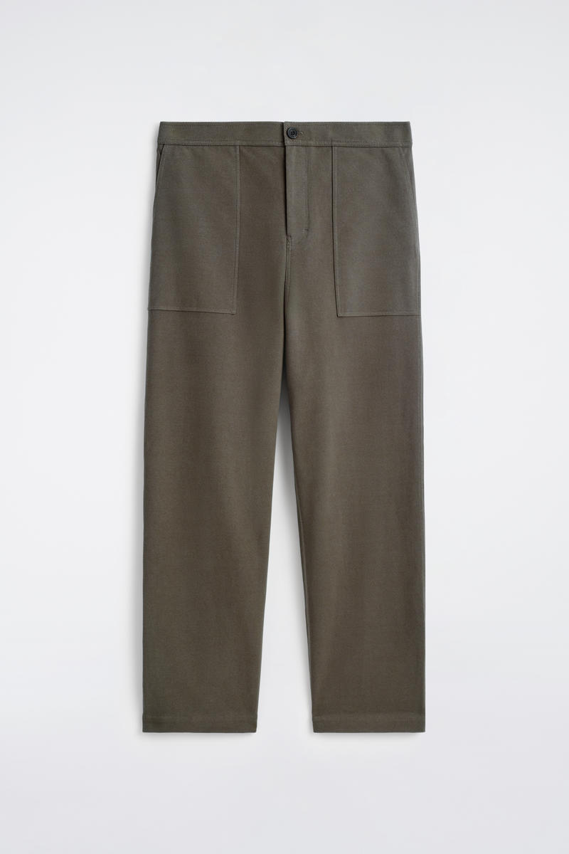 COS コットン ストレートレッグ ユーティリティパンツ