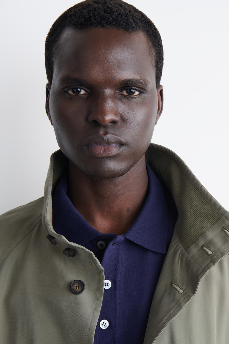 COS リラックスフィット コットンリネン ポロシャツ