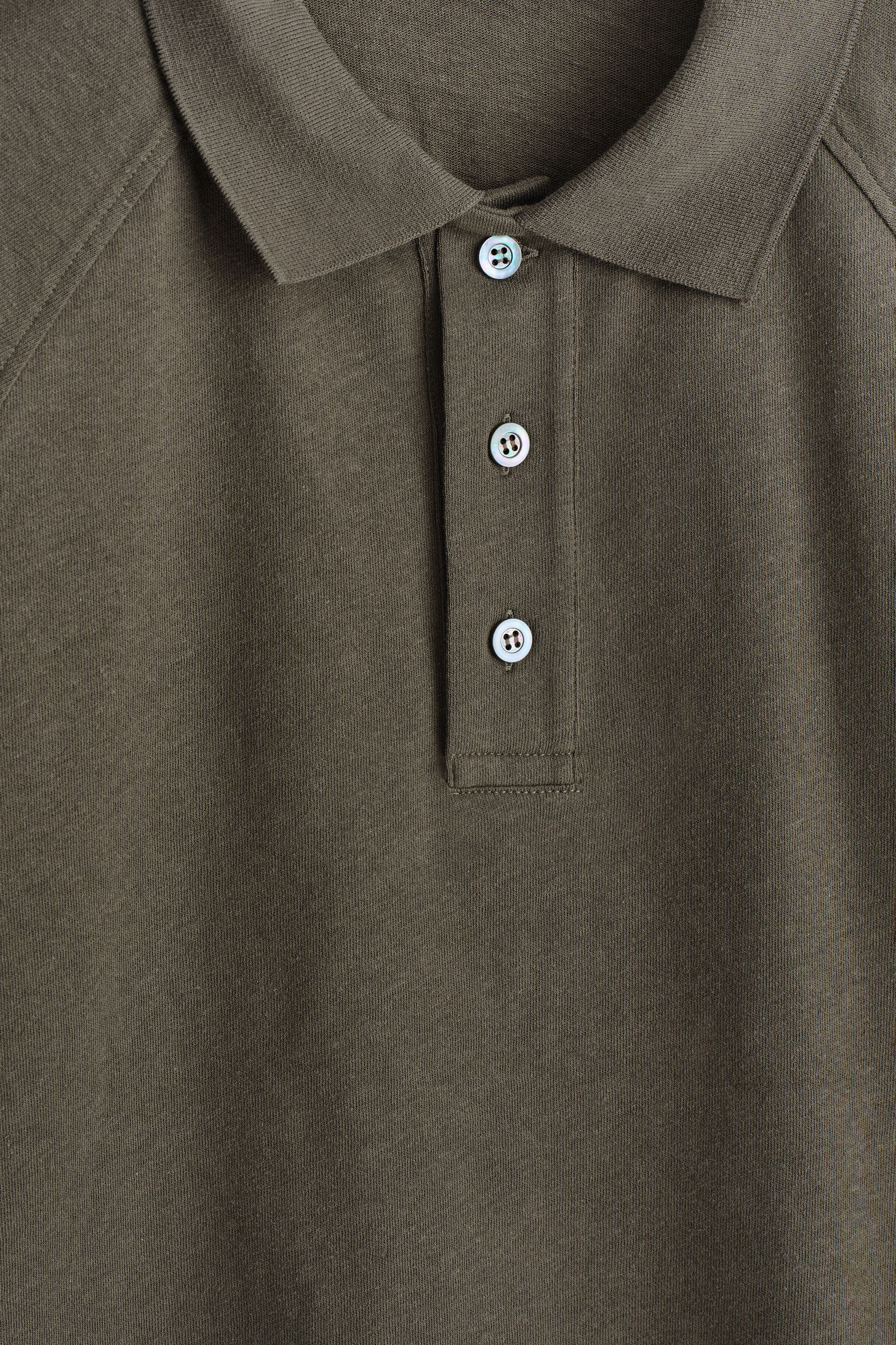 RELAXED COTTON-LINEN POLO SHIRT リラックスフィット コットンリネン 