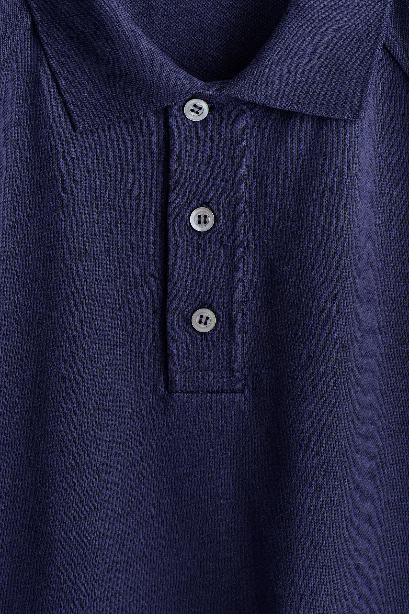 RELAXED COTTON-LINEN POLO SHIRT リラックスフィット コットンリネン