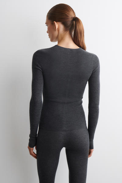 COS メリノウール ロングスリーブ トップス